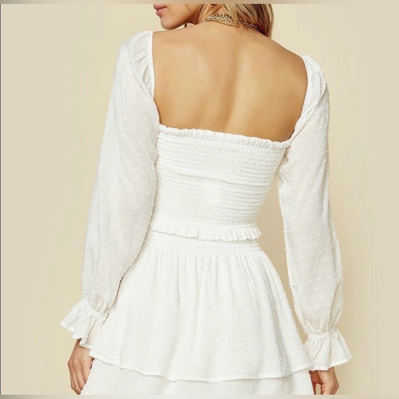 Blue Life Bonito White Swiss Dot Ruffled Tiered Sundress - Sz. S - Picture 2 of 14